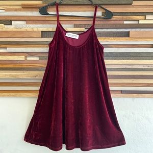 Gypsy Warrior Velvet Baby Doll Mini Dress
